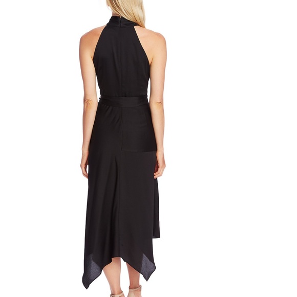 Vince Camuto Black Handkerchief Hem Dress NWT - Picture 2 of 3